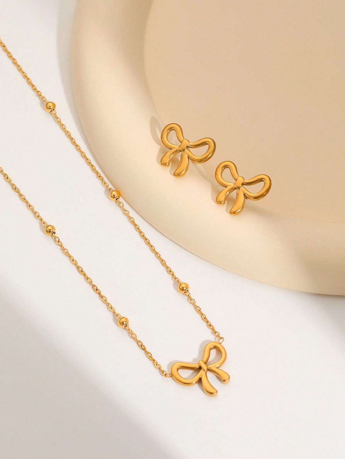 Bow Necklace Set