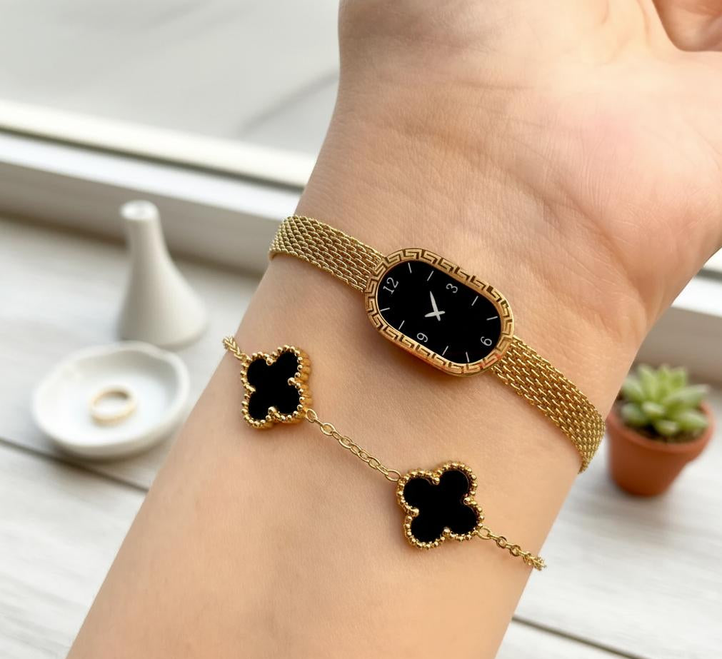 Classy Watch Bracelet Set