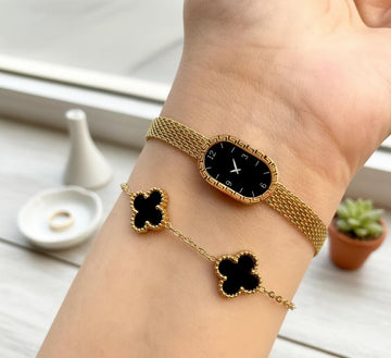 Classy Watch Bracelet Set