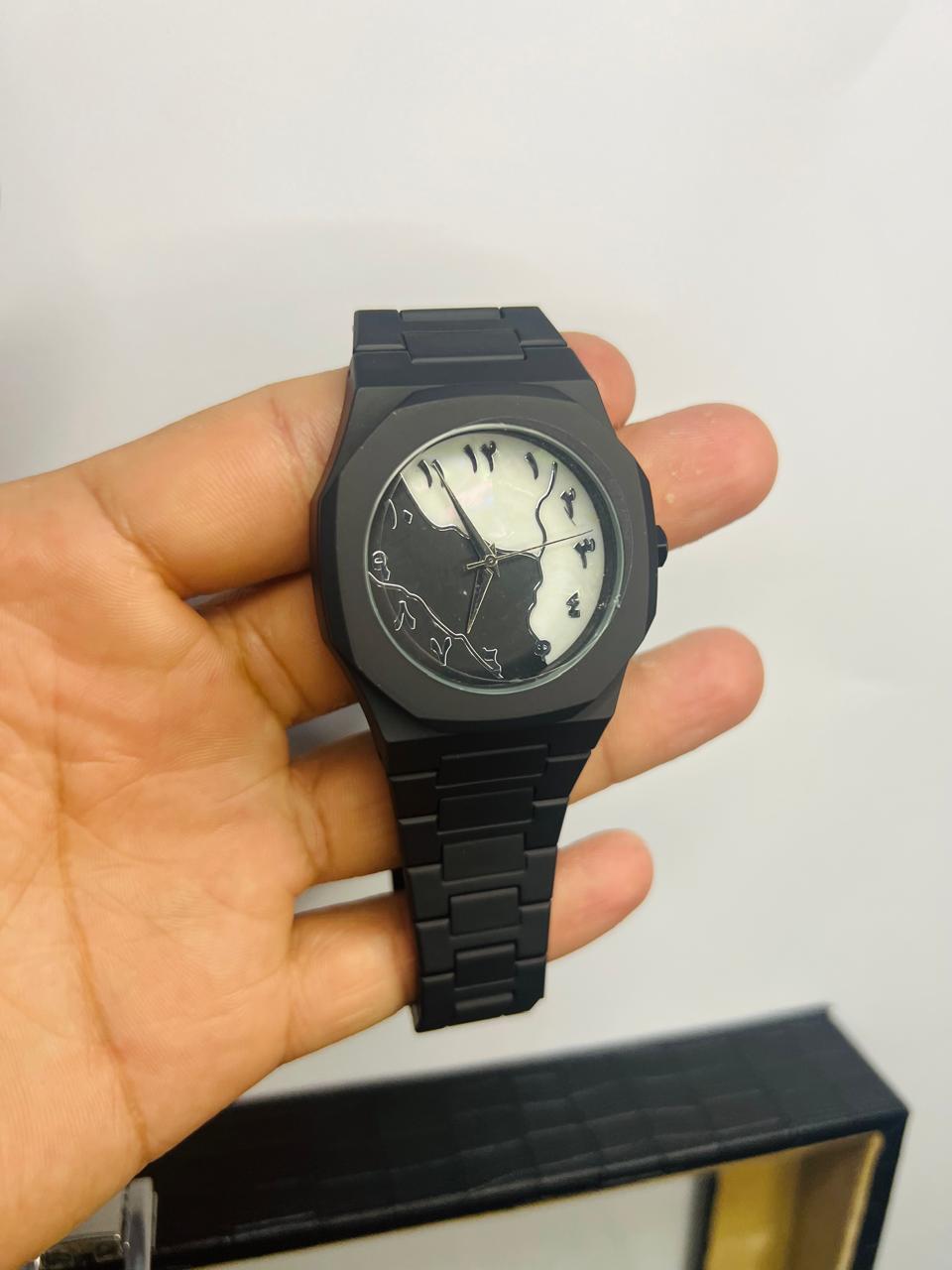 Premium Quality Black N White Aura Watch